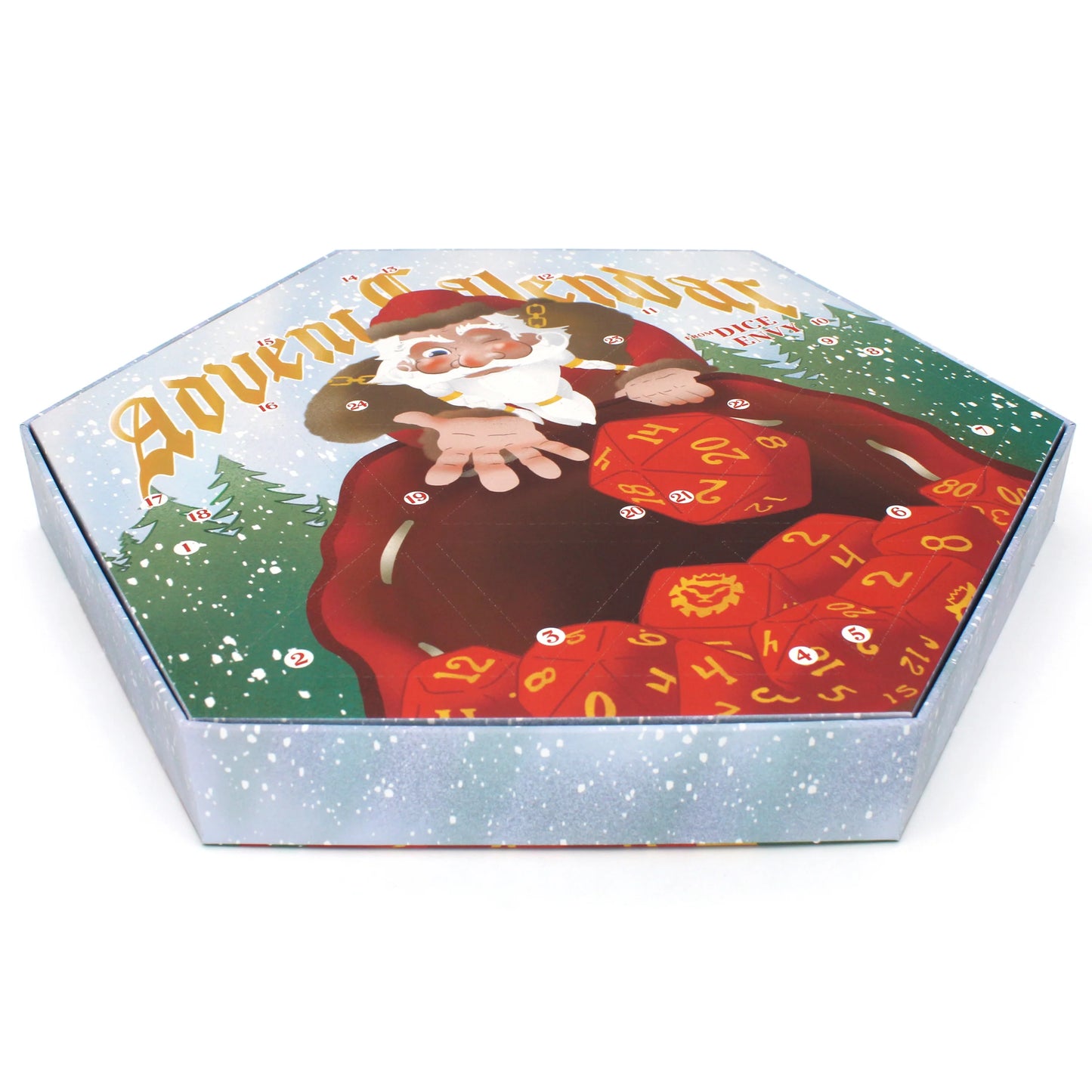 Dice Advent Calender - Santa Claus
