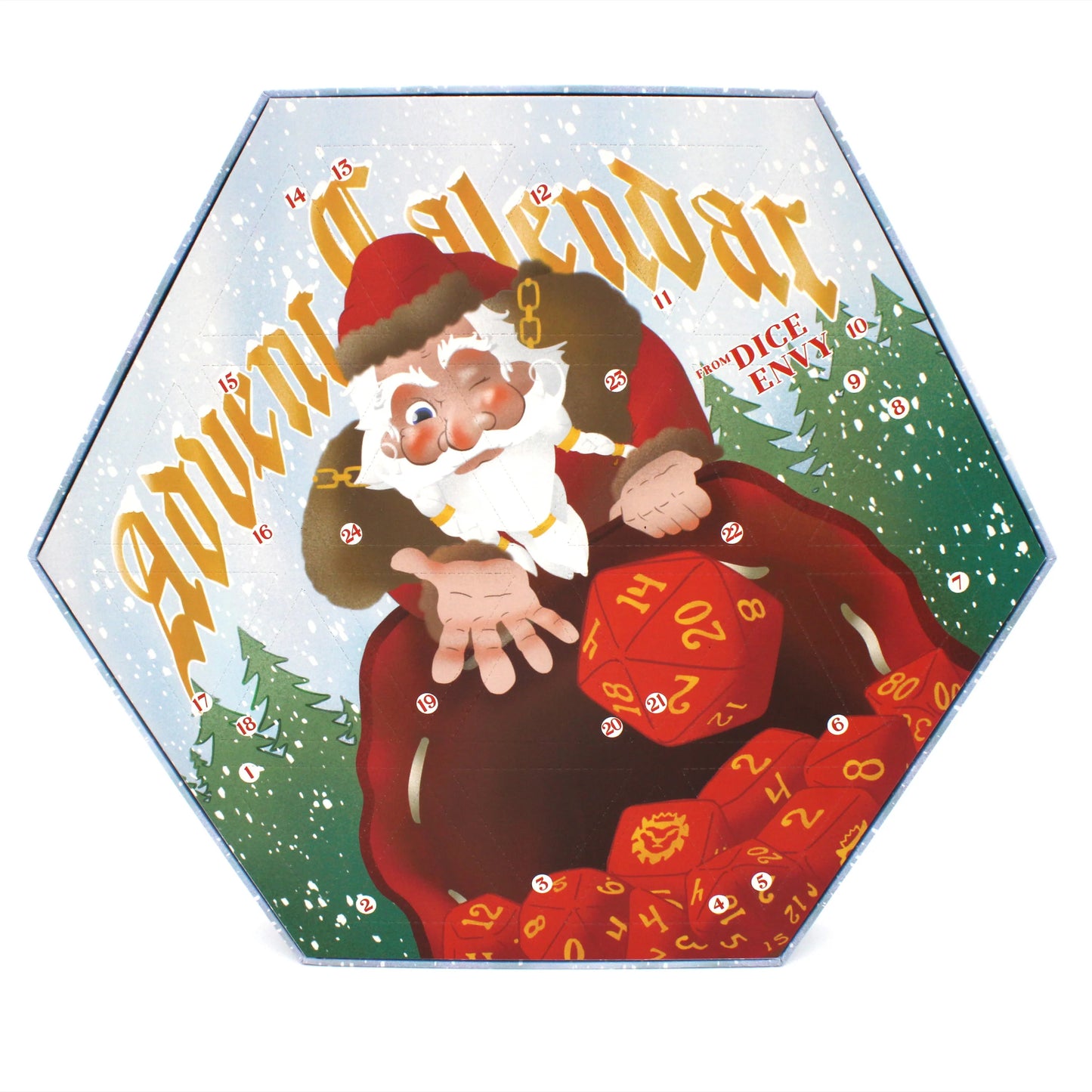 Dice Advent Calender - Santa Claus