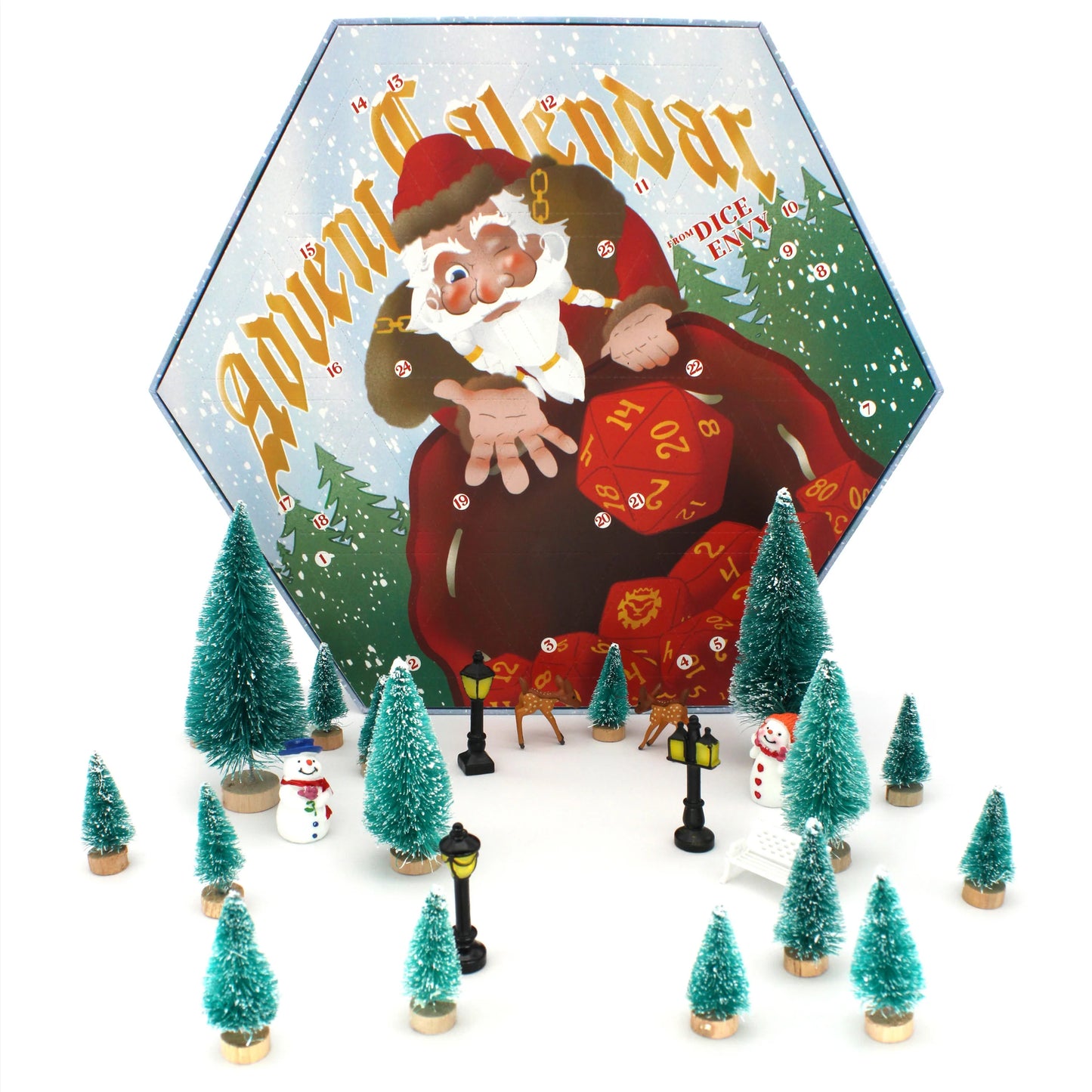 Dice Advent Calender - Santa Claus